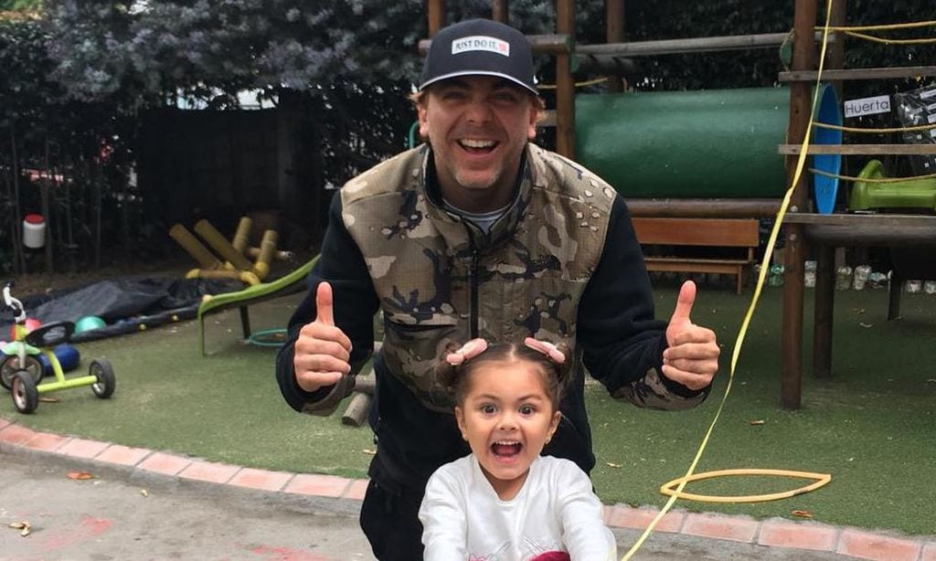 Cristian Castro y su hija Rafaela