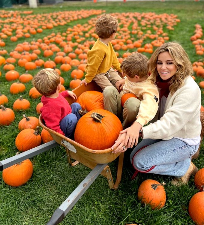 Alejandra Gere y sus hijos