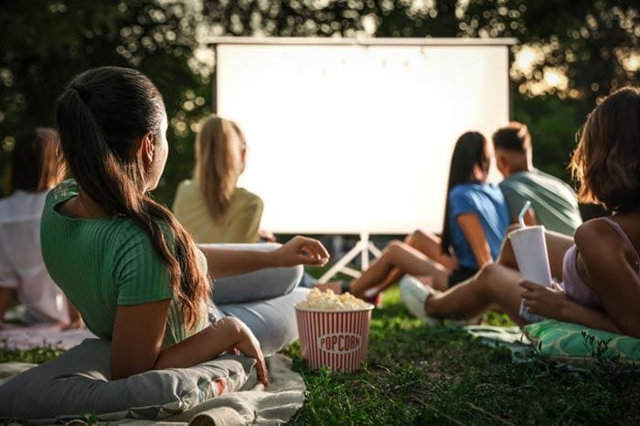 cine al aire libre