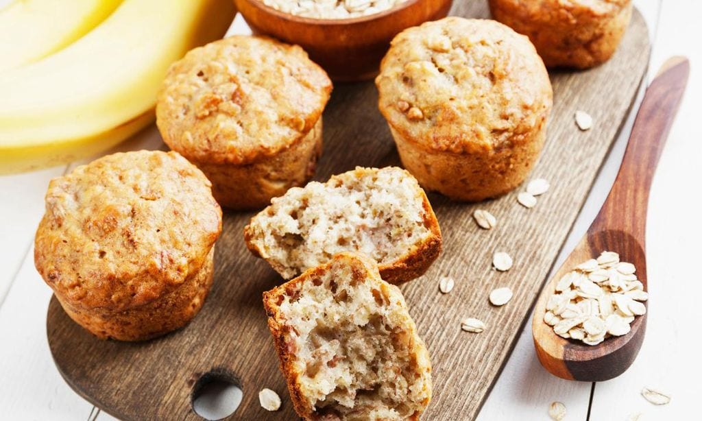 muffins de avena