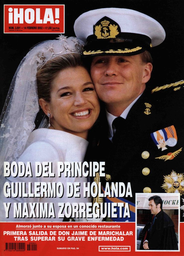 Guillermo de Holanda y Máxima Zorreguieta Portada ¡HOLA! Boda