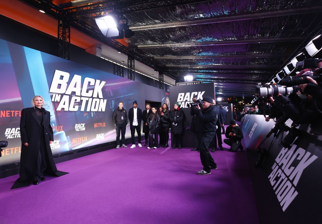 Cameron Diaz on the red carpet for the special screening of "Back in Action" at Zoo Palast on January 15, 2025 in Berlin, Germany