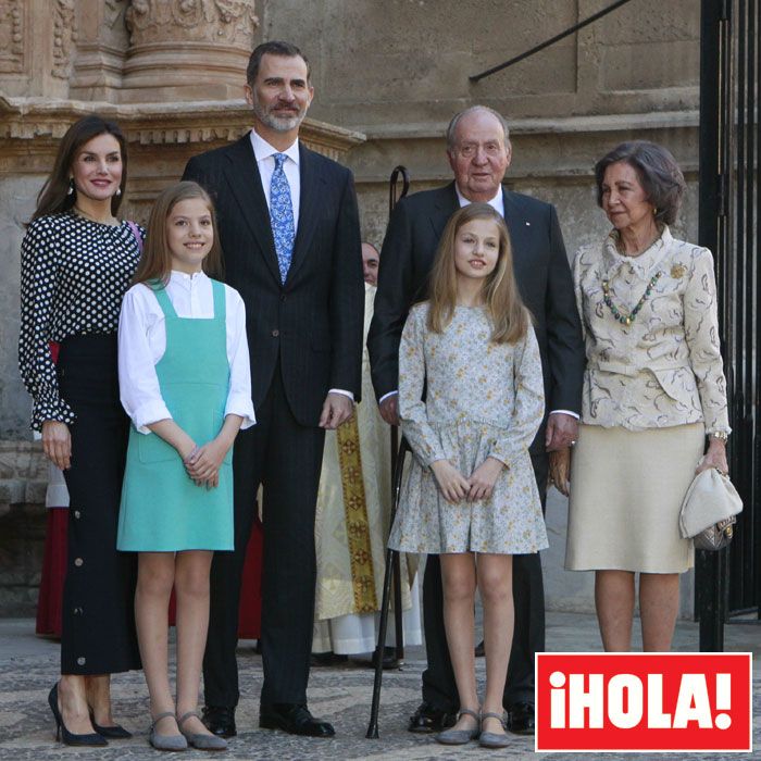 Los reyes en familia