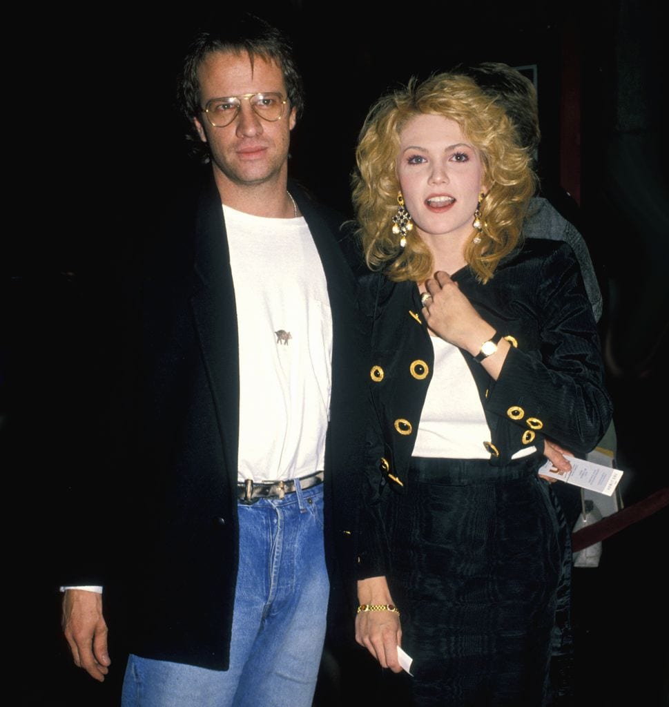 Diane Lane y Christopher Lambert en la premiere de "U2: Rattle & Hum" el 3 de noviembre de 1988