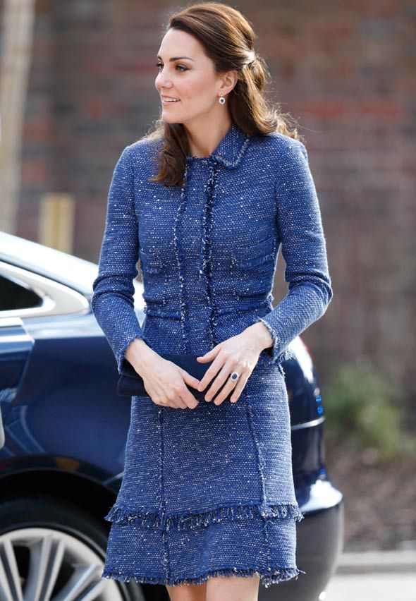 Kate Middleton vestida de tweed