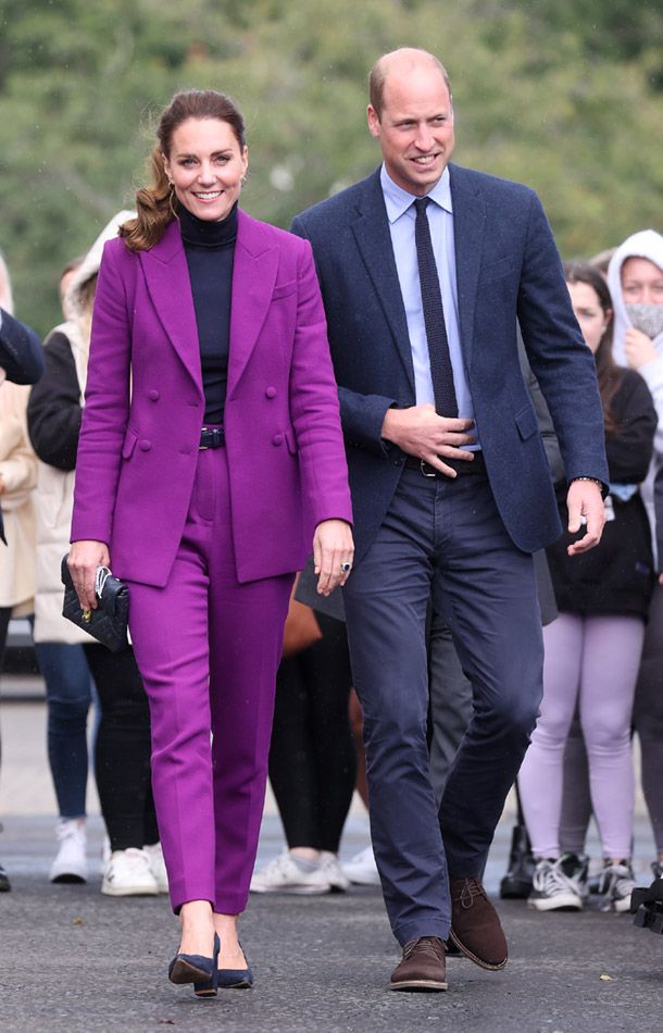 Kate Middleton traje morado