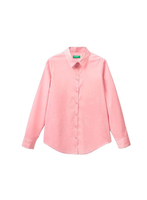 benetton camisa rosa  fucsia traje