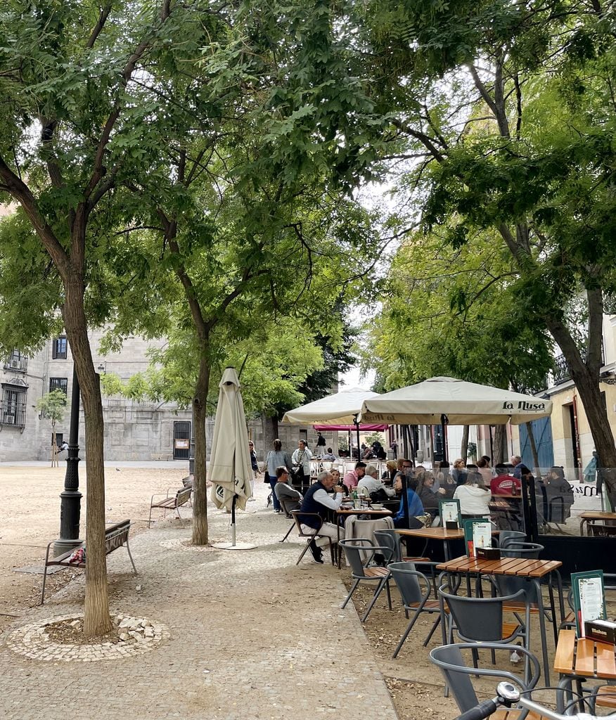 La Plaza de la Paja, en el madrileño barrrio de La Latina