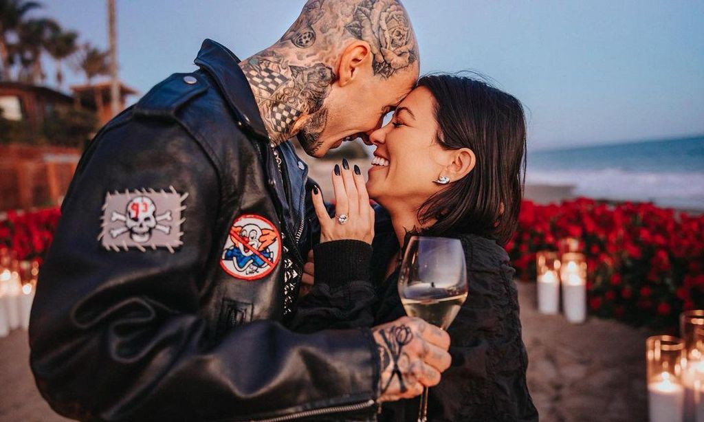 Kourtney Kardashian and Travis Barker