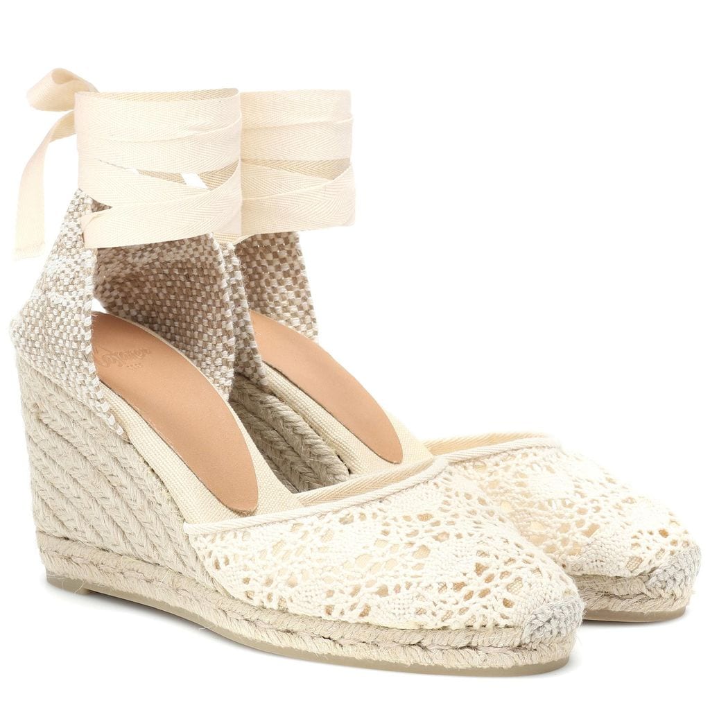 12 espadrilles carina crochet wedge espadrilles de casta er