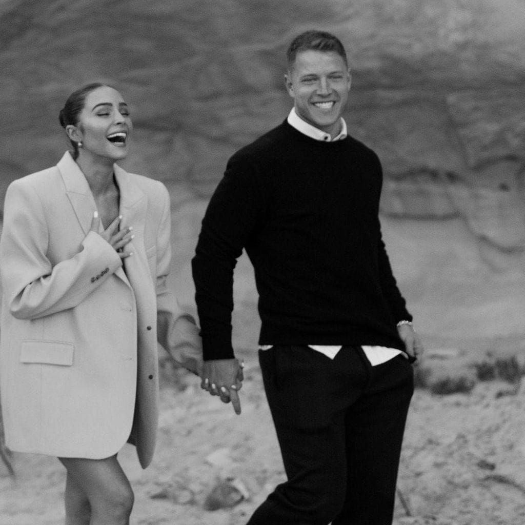 Olivia Culpo y Christian McCaffrey se comprometen