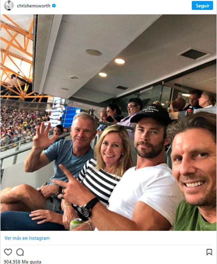 Instagram de Chris Hemsworth