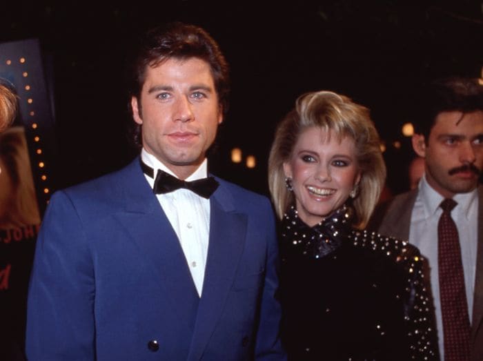 Olivia Newton-John con John Travolta