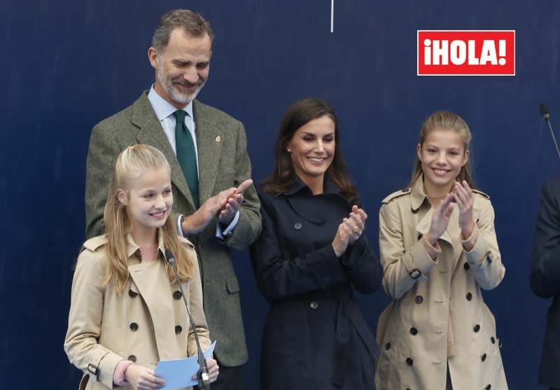 Los Reyes, la princesa Leonor y la infanta Sofía