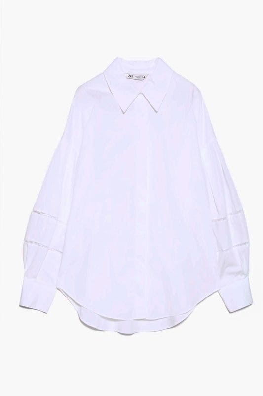 camisa blanca zara