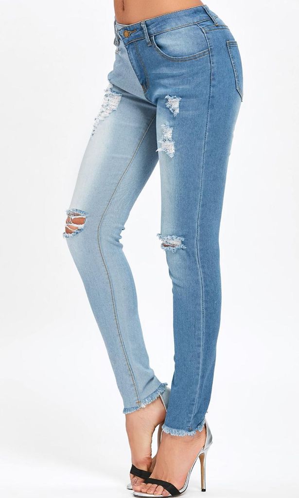 kendall jenner two tone jean proposal 6