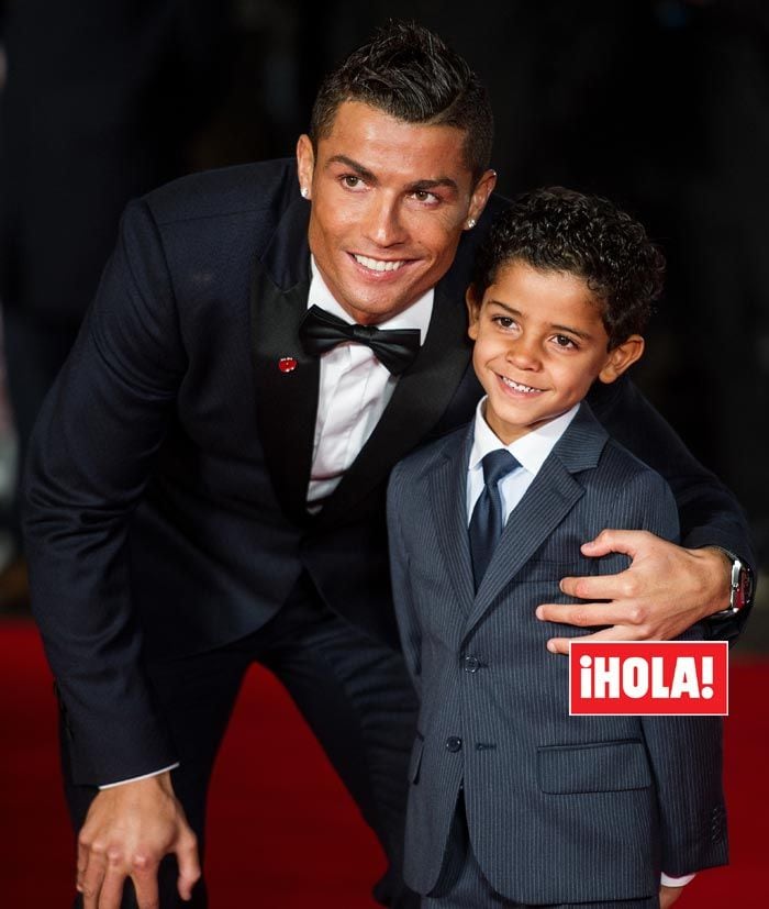 Cristiano Ronaldo y su hijo