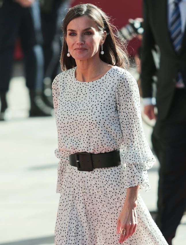 Reina Letizia vestido lunares