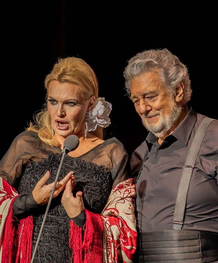 Ainhoa Arteta y Plácido Domingo