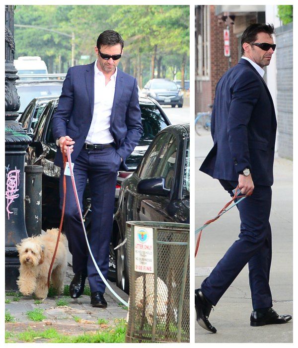 Hugh Jackman, un elegante paseo por Nueva York.
