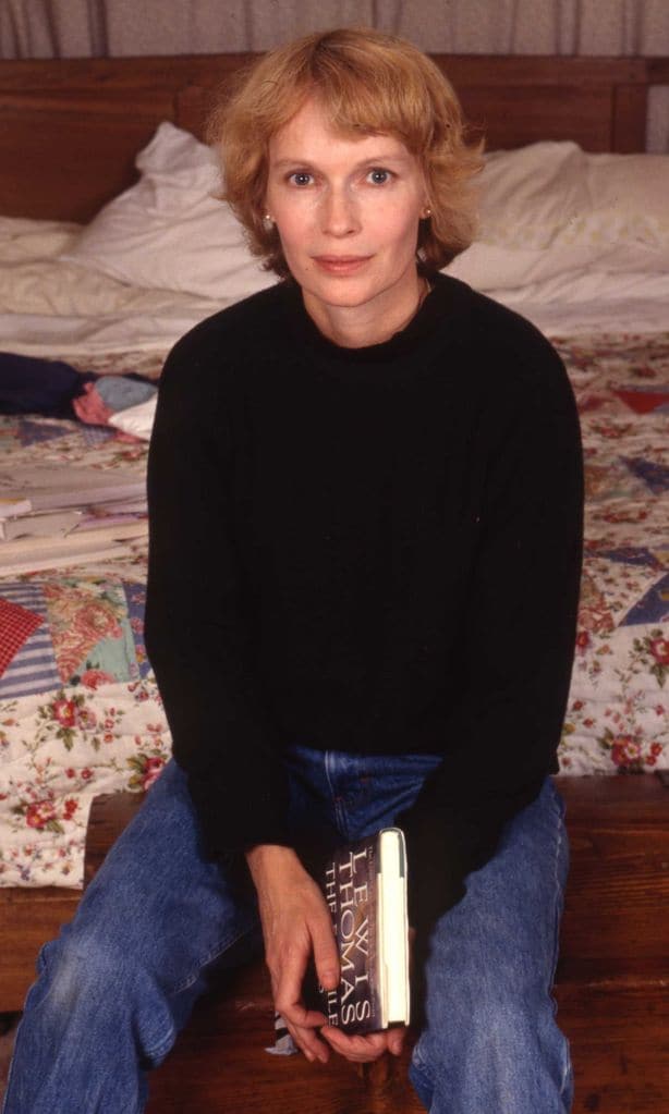 Mia Farrow habla en ¡HOLA! en noviembre de 1992