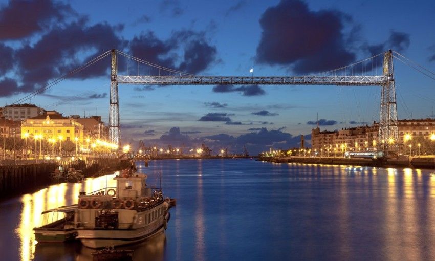 puente colgante de getxo patrimonio de la humanidad