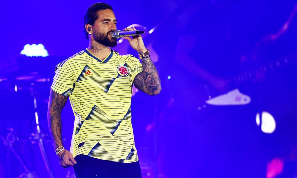 maluma puso el ritmo latino en el mundial