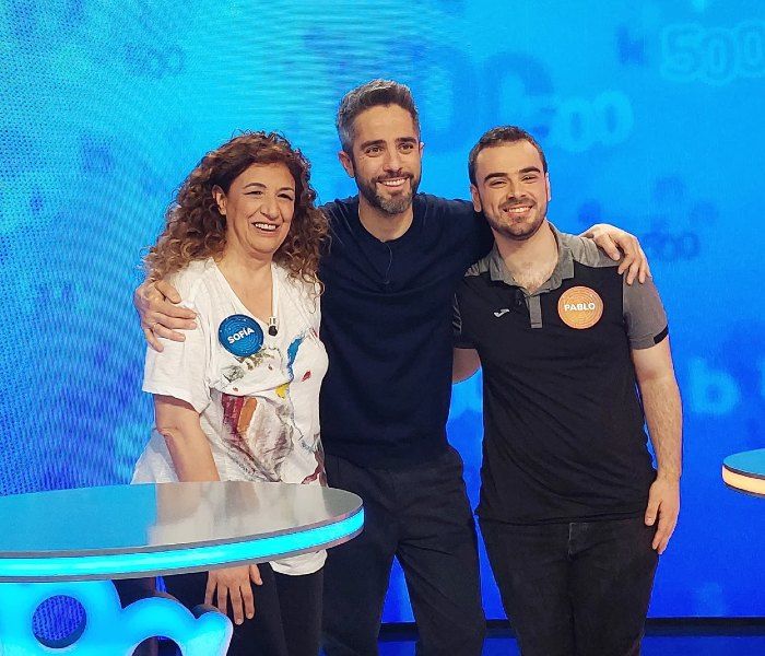 Roberto Leal, Pablo Díaz y Sofía Álvarez 