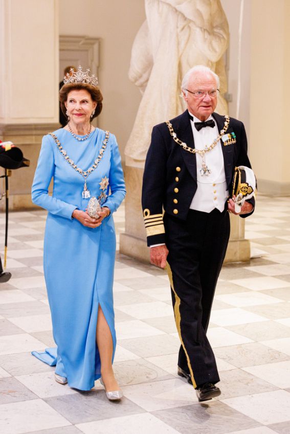 Los Reyes de Suecia en el Jubileo de Oro de Margarita de Dinamarca