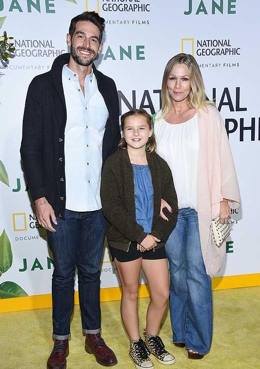 Jennie Garth y su familia