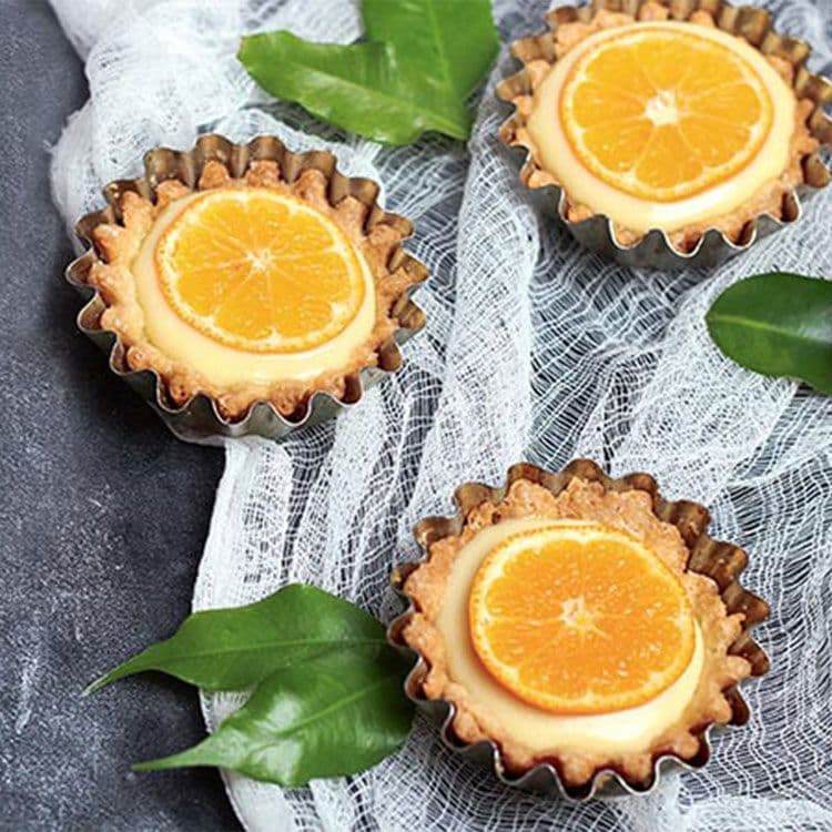 Pastelitos de naranja y arroz