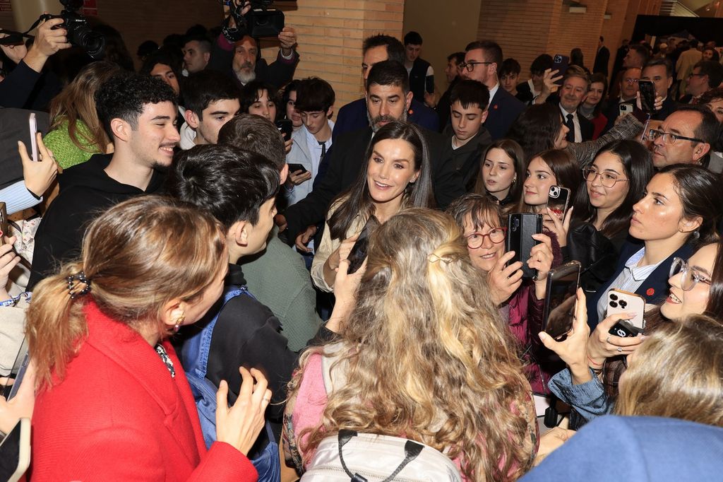 La reina Letizia en Almería con el Tour del Talento