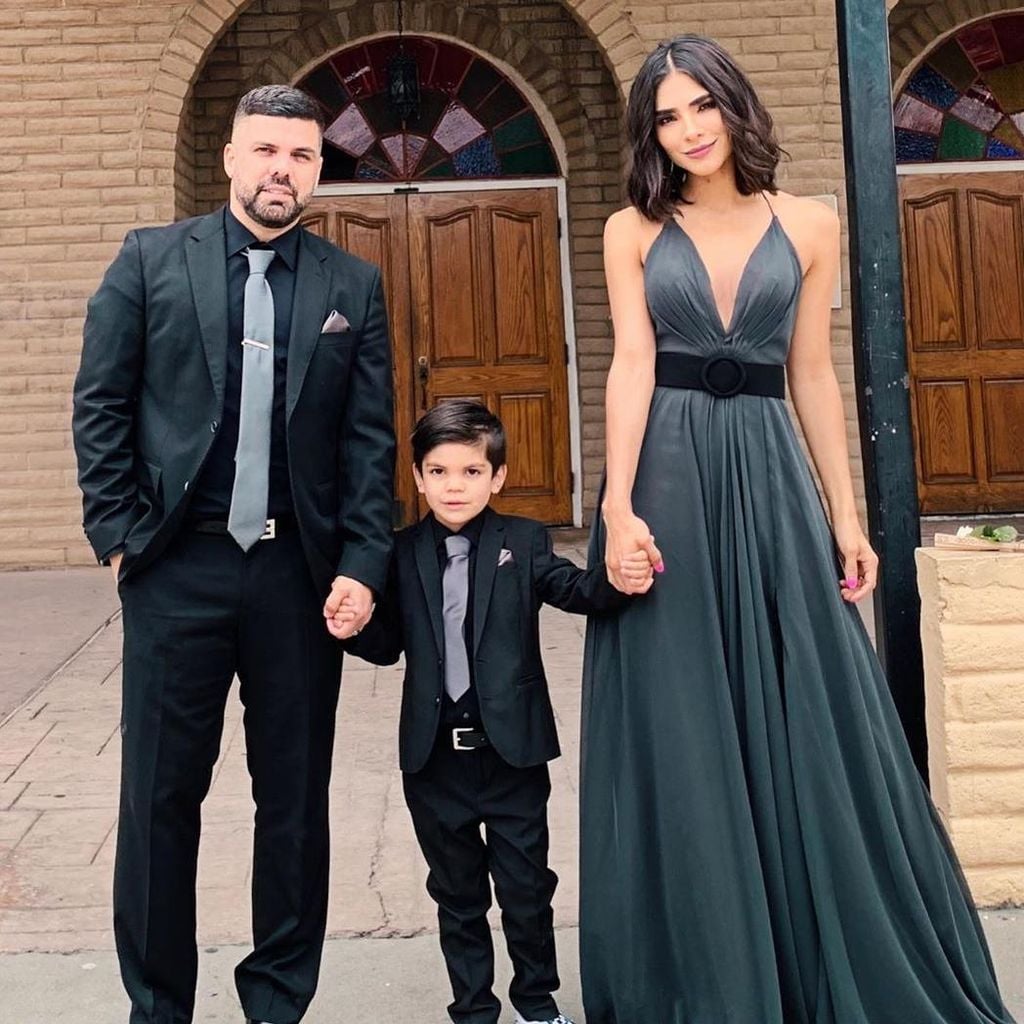 alejandra espinoza y su familia an bal marrero y su hijo matteo