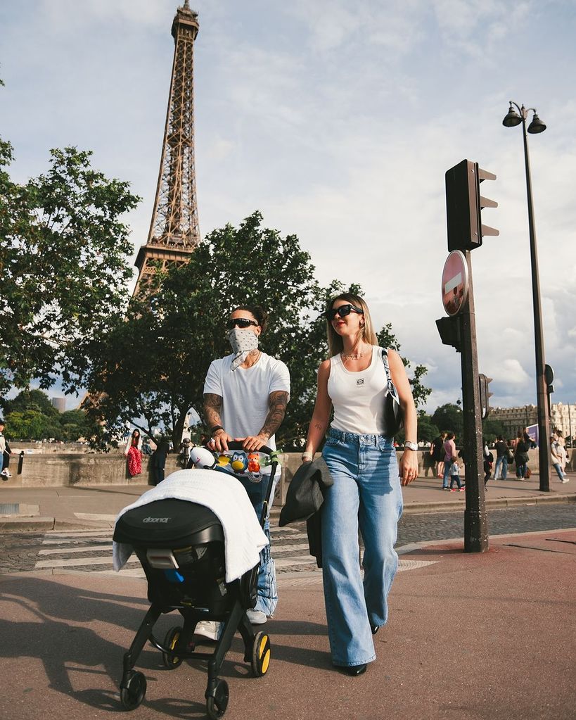 Maluma, Susana Gómez y su hija Paris 