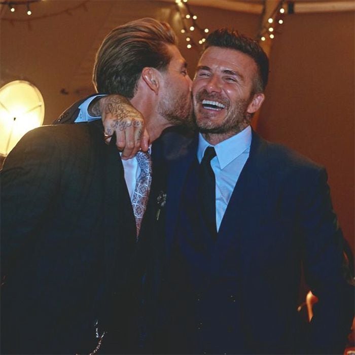 David Beckham publica sus fotos favoritas con Sergio Ramos en su boda