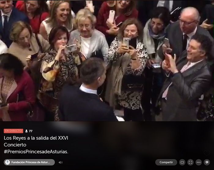 Los Reyes inauguran su agenda en Oviedo con el concierto Premios Princesa de Asturias