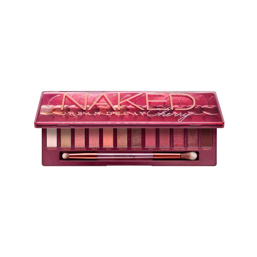 mejores tonos de sombras para ojos marrones urban decay naked cherry eyeshadow palette