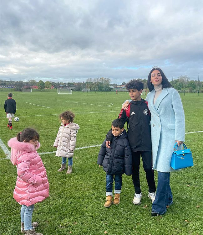 cristiano ronaldo junior con Georgina