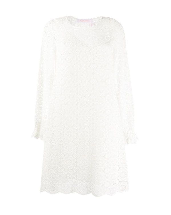 vestido blanco crochet