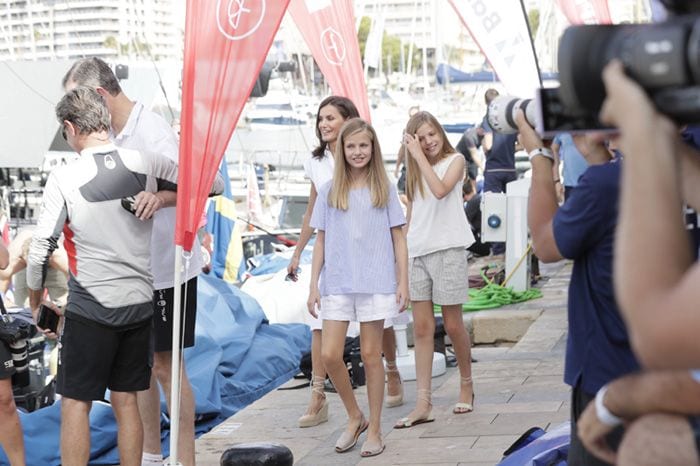 La Reina y sus hijas en Mallorca