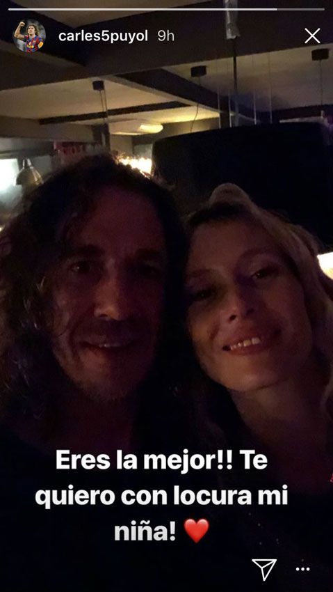 Vanesa Lorenzo y Carles Puyol