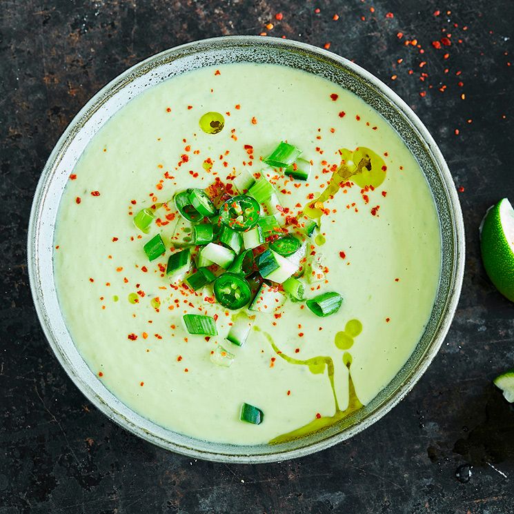 sopa pepino cebolleta