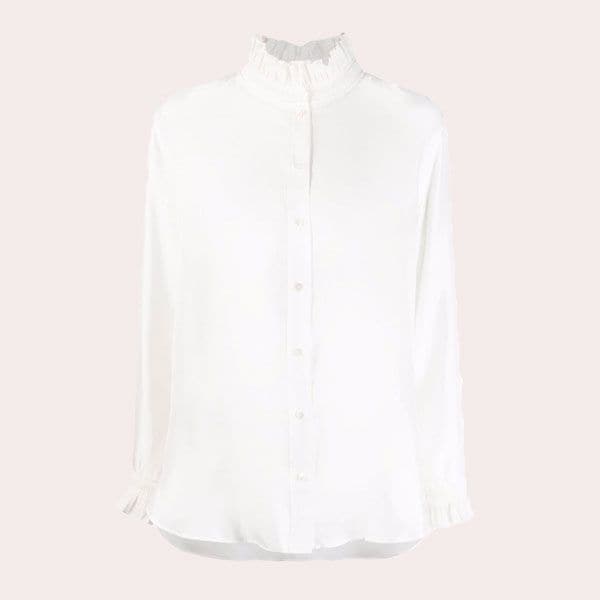 blusa blanca sandro