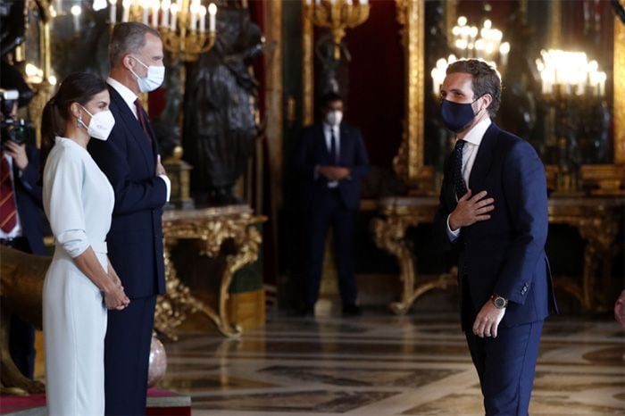 Recepción en el Palacio Real por el 12 de octubre