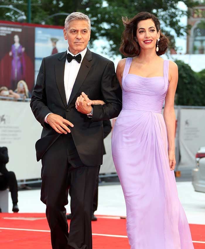 George y Amal Clooney