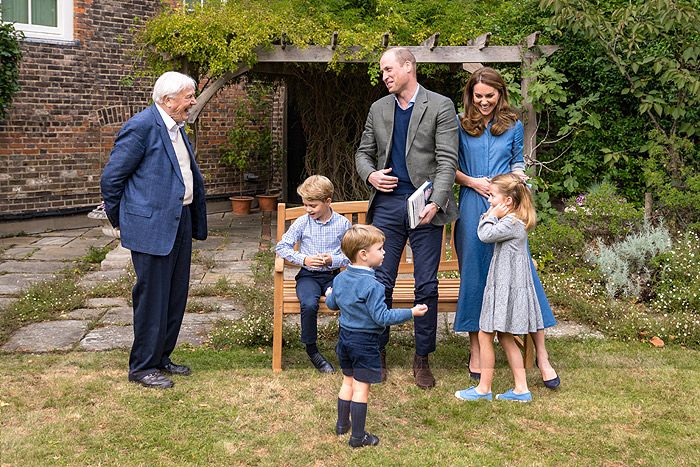 Los duques de Cambridge y sus hijos