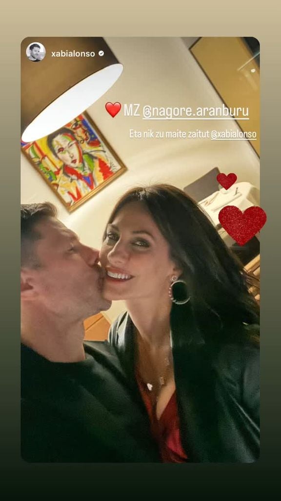 Xabi Alonso y Nagore Aranburu