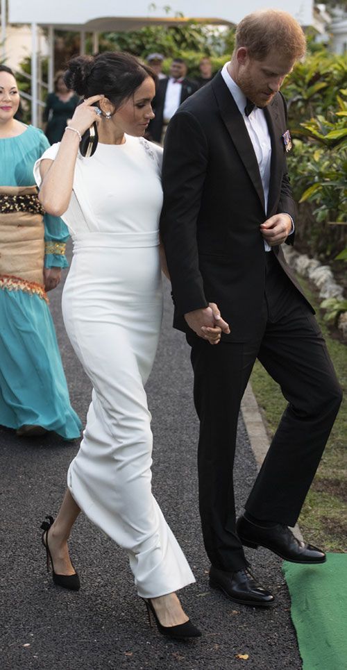 meghan markle vestido blanco