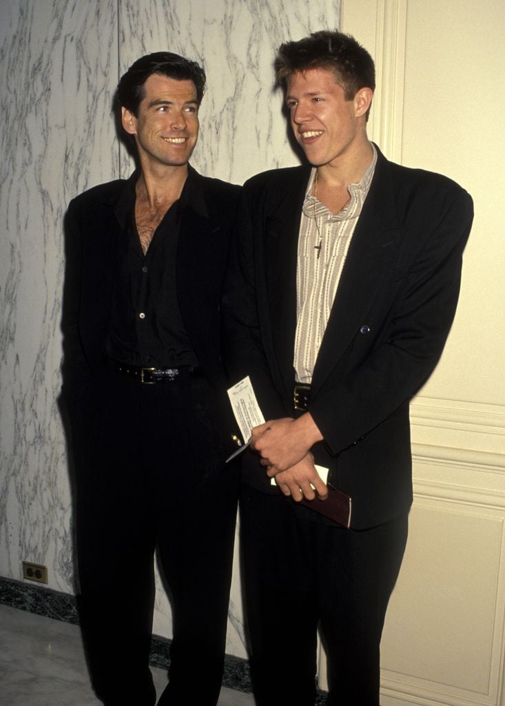 Pierce Brosnan y su hijo Christopher 