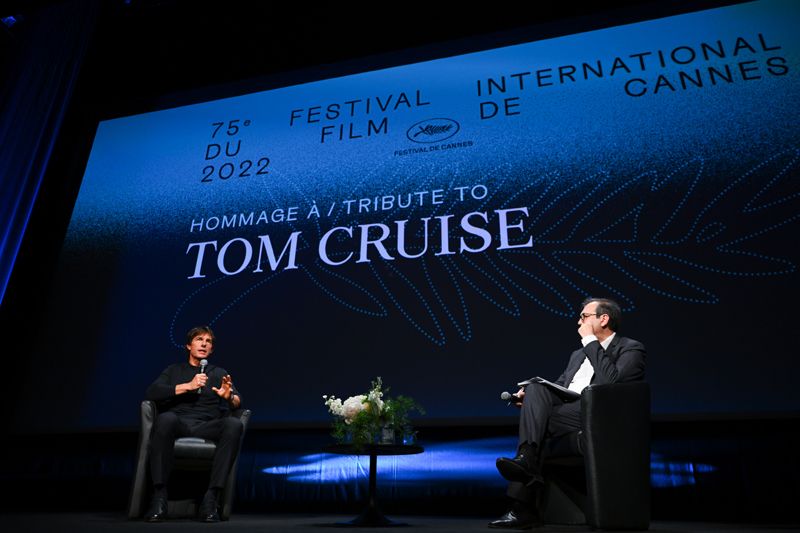 Tom Cruise en el festival de Cannes 2022